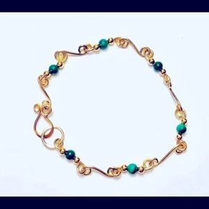 Natural Malachite bracelet